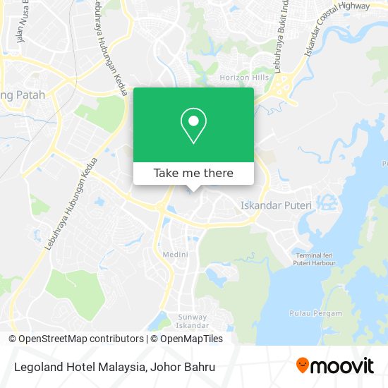 Legoland Hotel Malaysia map