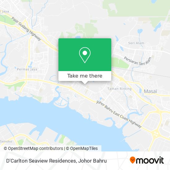 D'Carlton Seaview Residences map