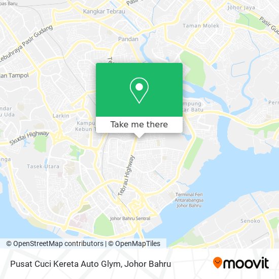 Pusat Cuci Kereta Auto Glym map