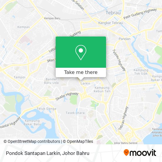 Pondok Santapan Larkin map