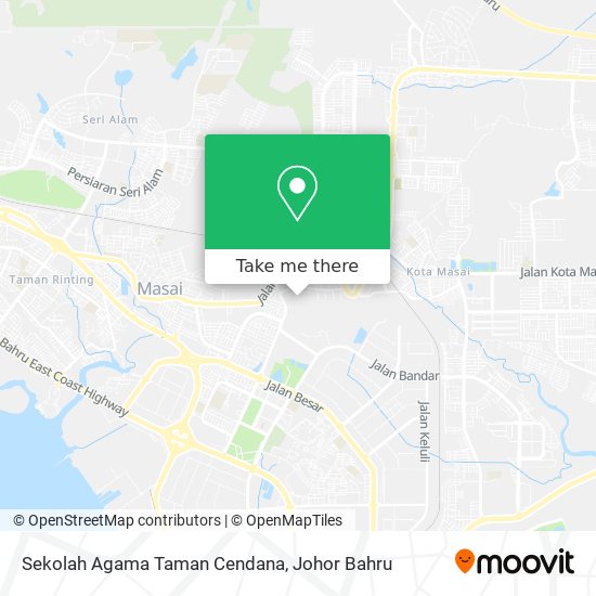 Sekolah Agama Taman Cendana map