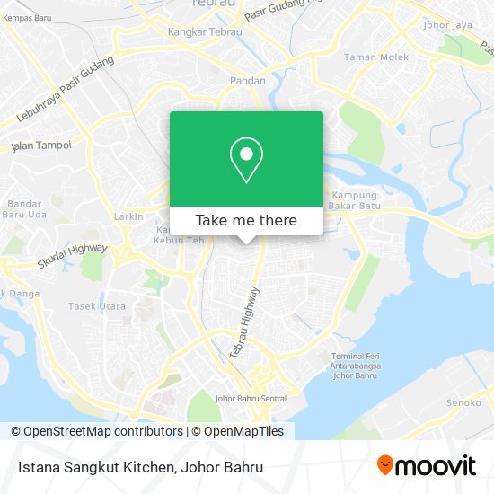 Istana Sangkut Kitchen map