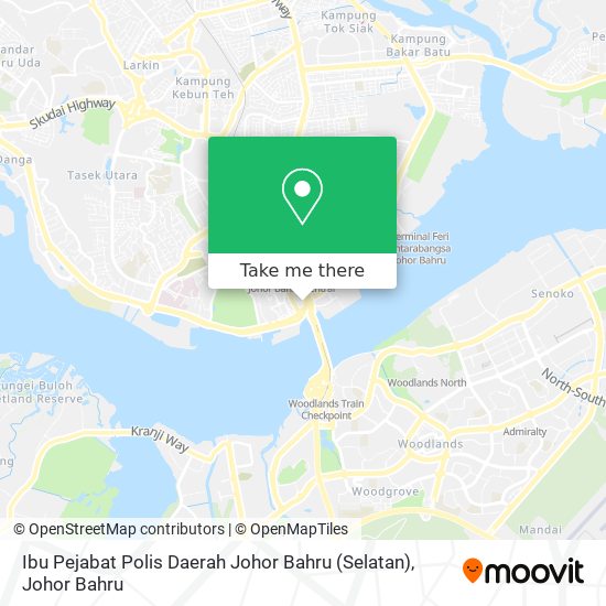 Ibu Pejabat Polis Daerah Johor Bahru (Selatan) map