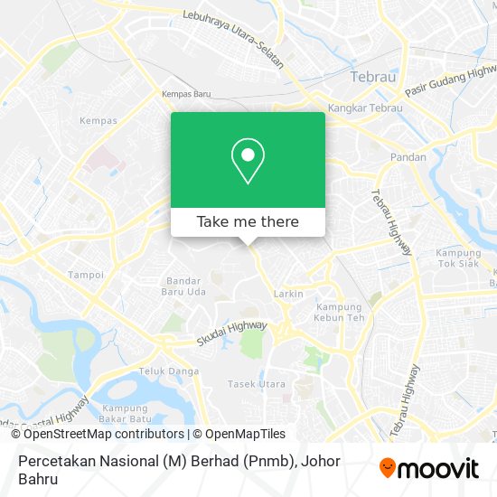 Percetakan Nasional (M) Berhad (Pnmb) map