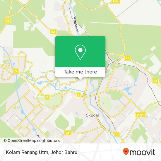 Kolam Renang Utm map