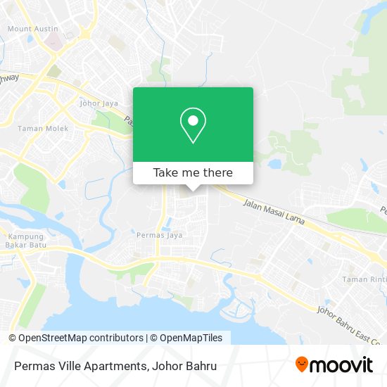 Permas Ville Apartments map