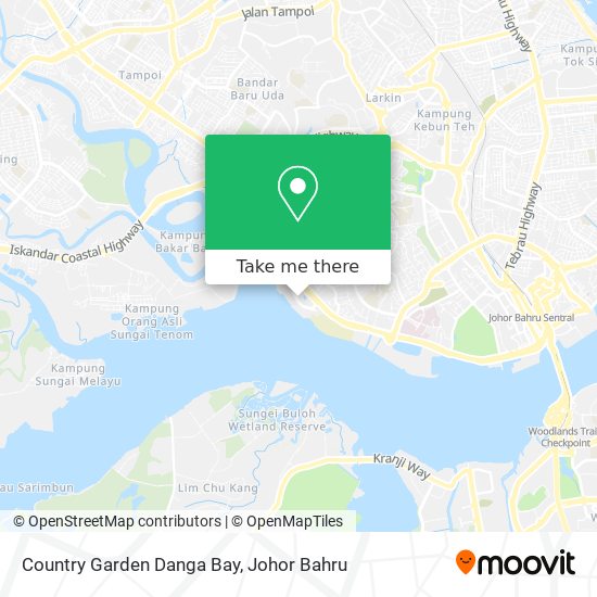 Country Garden Danga Bay map