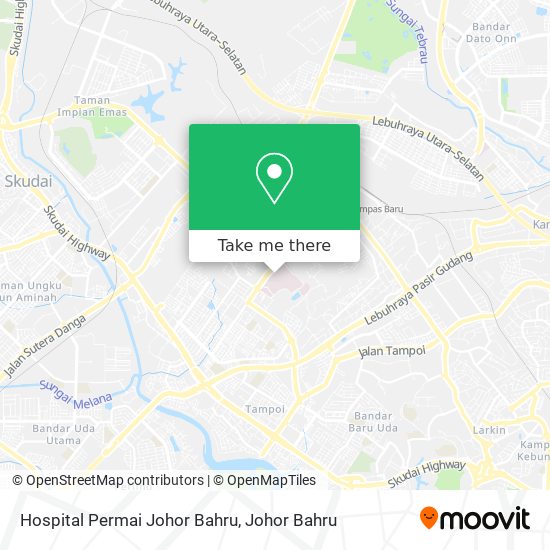 Hospital Permai Johor Bahru map