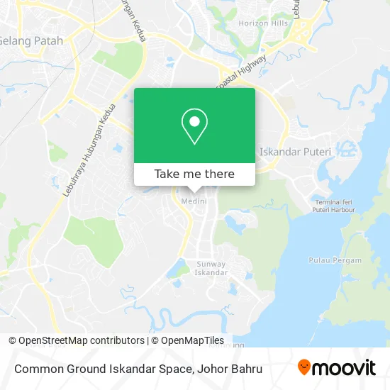 Common Ground Iskandar Space map