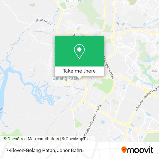 7-Eleven-Gelang Patah map