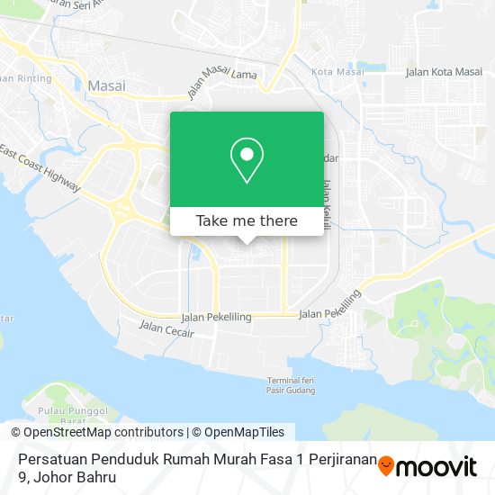 Persatuan Penduduk Rumah Murah Fasa 1 Perjiranan 9 map