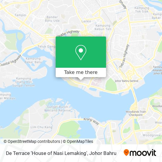De Terrace 'House of Nasi Lemaking' map