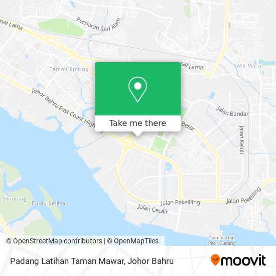 Padang Latihan Taman Mawar map