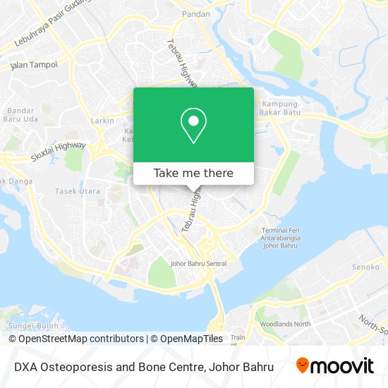 DXA Osteoporesis and Bone Centre map