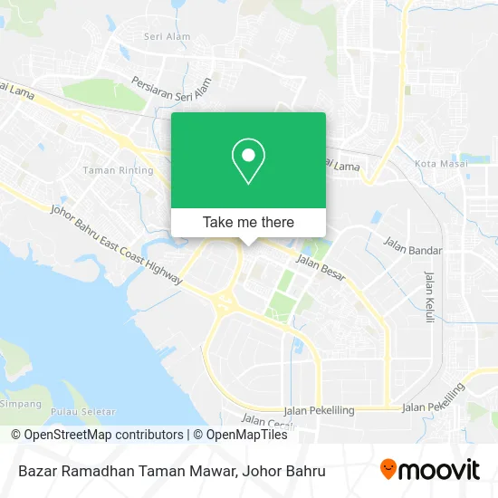 Bazar Ramadhan Taman Mawar map
