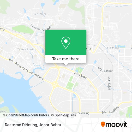 Restoran Dirinting map