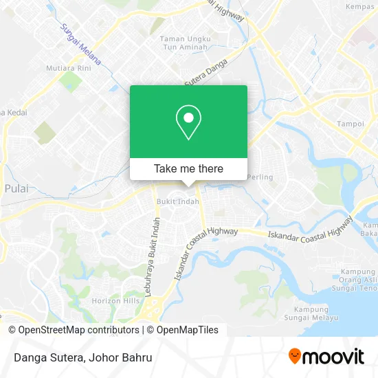 Danga Sutera map