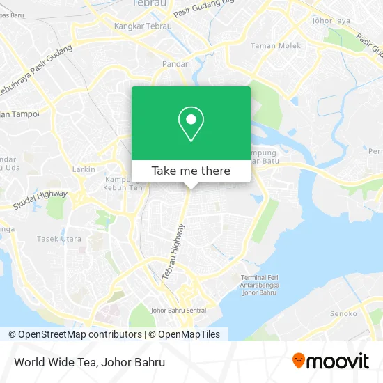 World Wide Tea map