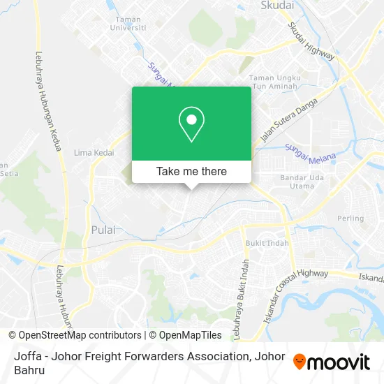 Joffa - Johor Freight Forwarders Association map