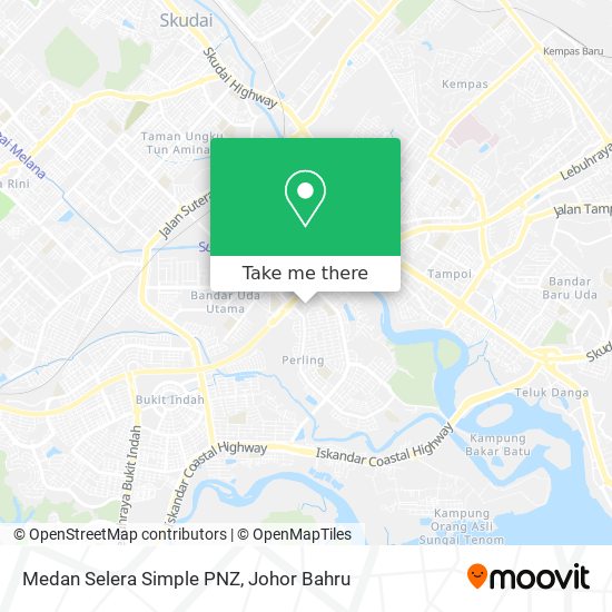 Medan Selera Simple PNZ map