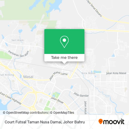 Court Futsal Taman Nusa Damai map