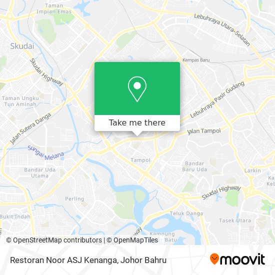 Restoran Noor ASJ Kenanga map