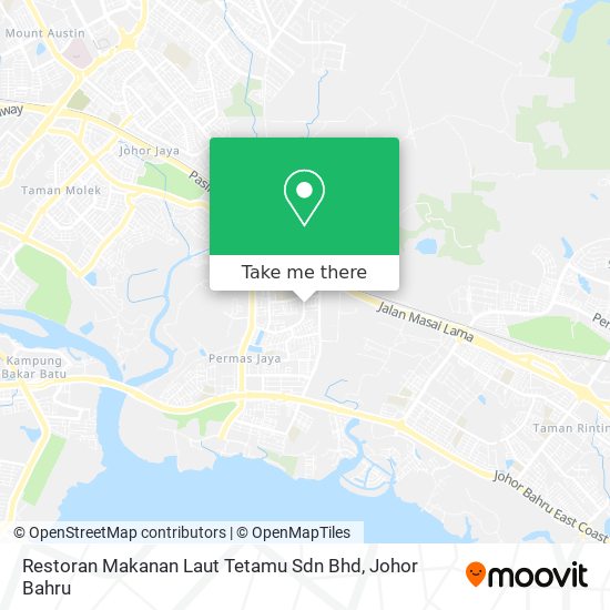 Restoran Makanan Laut Tetamu Sdn Bhd map