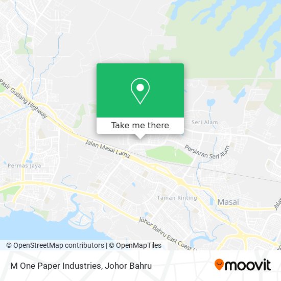 M One Paper Industries map