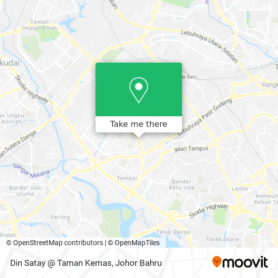 Din Satay @ Taman Kemas map