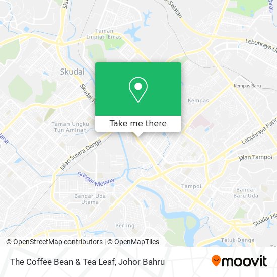 The Coffee Bean & Tea Leaf map