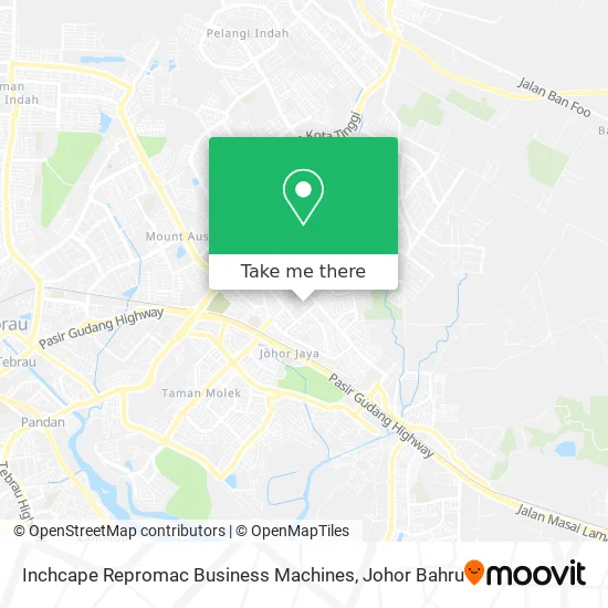 Inchcape Repromac Business Machines map