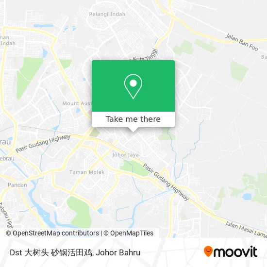 Dst 大树头 砂锅活田鸡 map