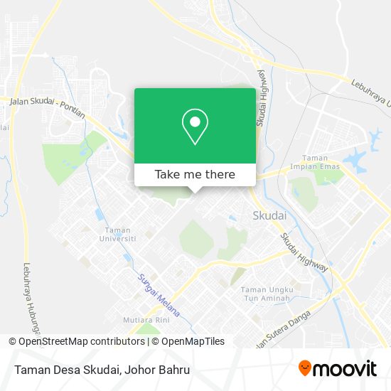 Taman Desa Skudai map