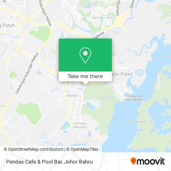 Pendas Cafe & Pool Bar map