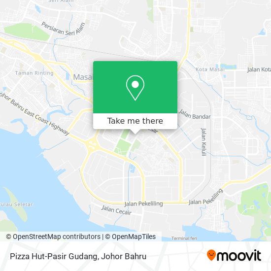 Pizza Hut-Pasir Gudang map