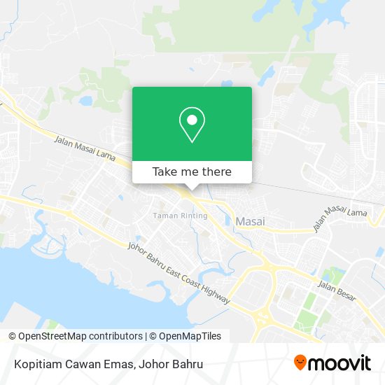 Kopitiam Cawan Emas map