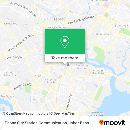 Phone City Station Communication map