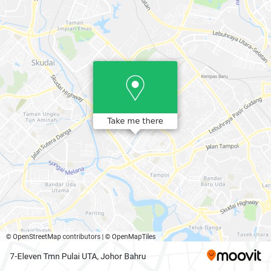 7-Eleven Tmn Pulai UTA map