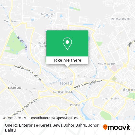 One Rc Enterprise-Kereta Sewa Johor Bahru map