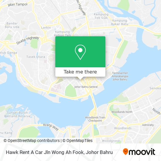 Hawk Rent A Car Jln Wong Ah Fook map