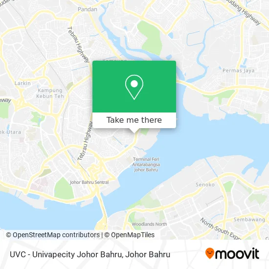 UVC - Univapecity Johor Bahru map