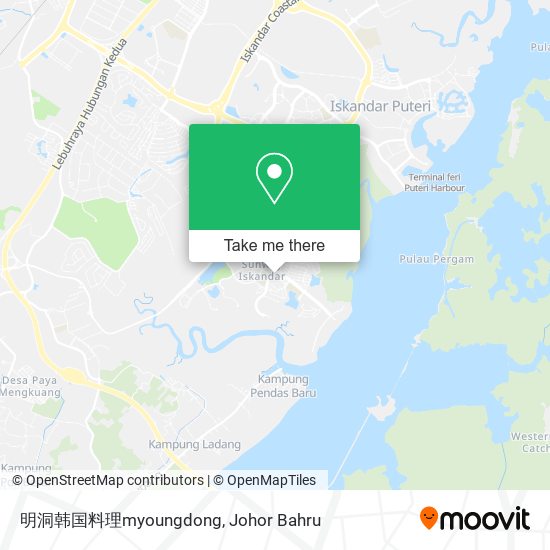 明洞韩国料理myoungdong map