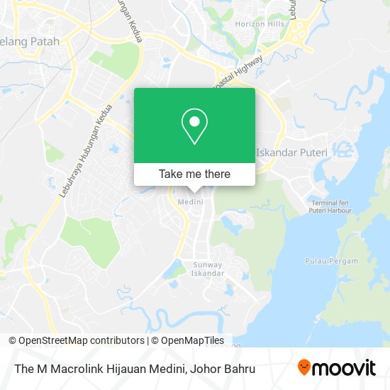 The M Macrolink Hijauan Medini map