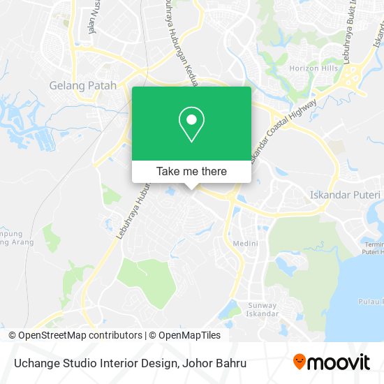 Uchange Studio Interior Design map