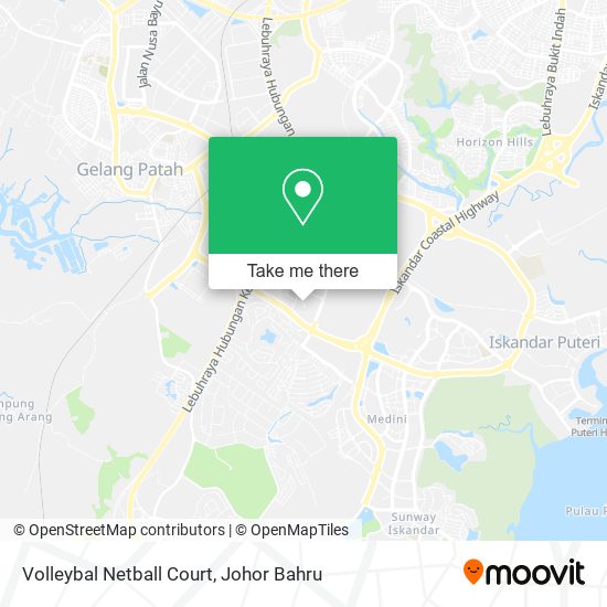 Volleybal Netball Court map