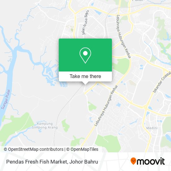 Pendas Fresh Fish Market map
