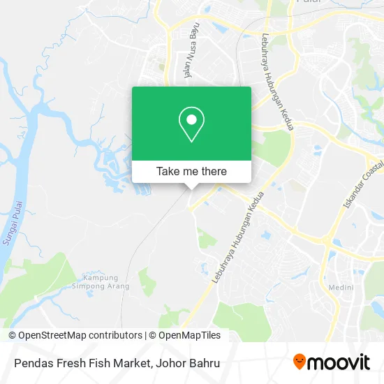 Pendas Fresh Fish Market map