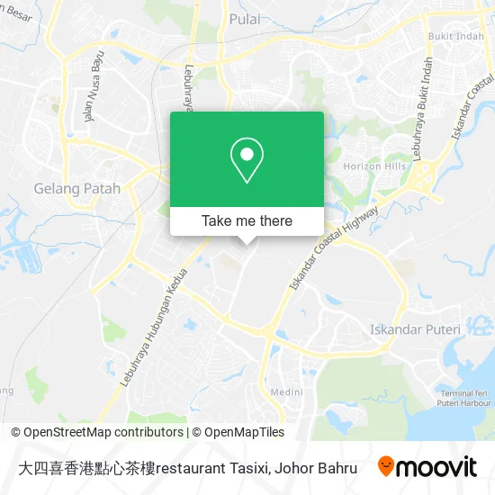 大四喜香港點心茶樓restaurant Tasixi map