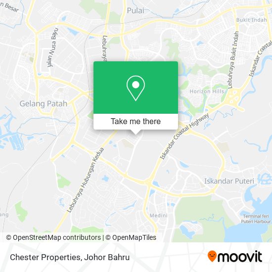 Chester Properties map
