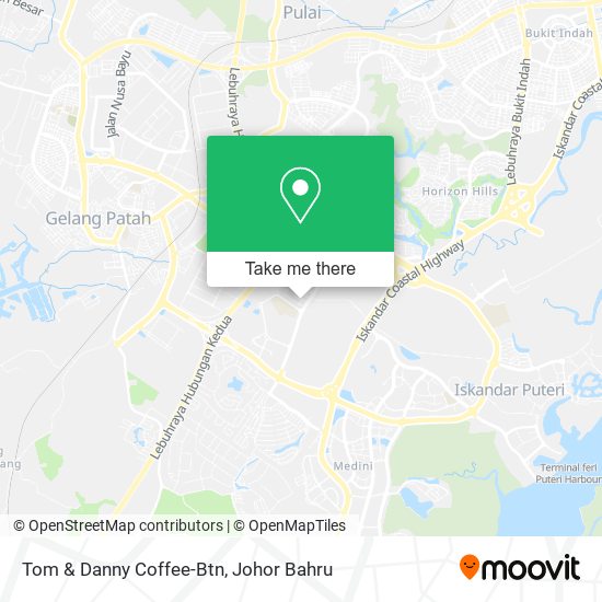 Tom & Danny Coffee-Btn map
